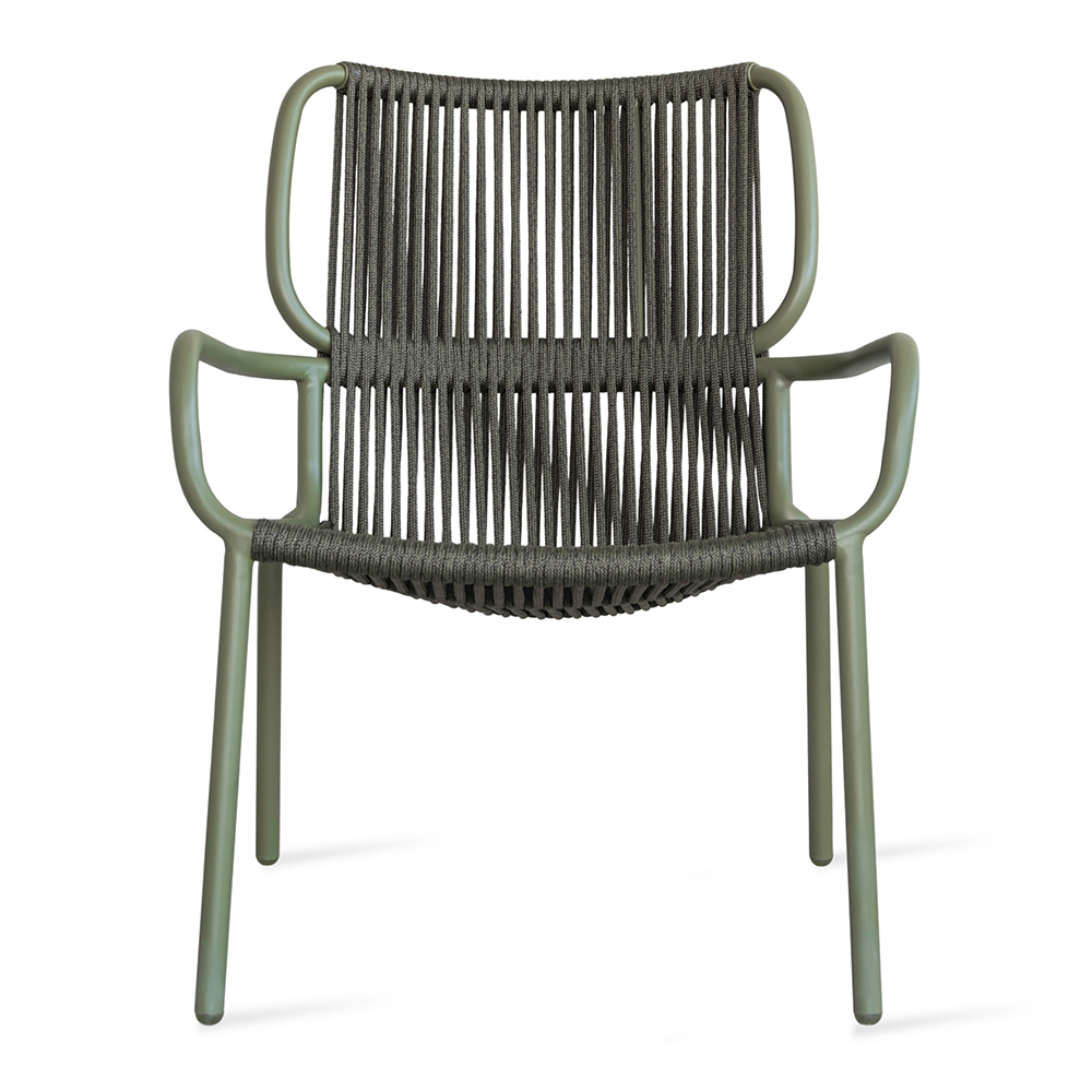 Vincent Sheppard_Ribbon Lounge Chair_Moss_front_FF
